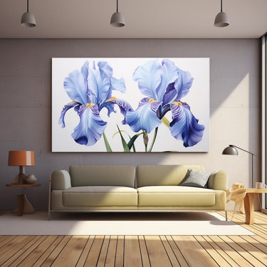 Tableau Iris Bleu